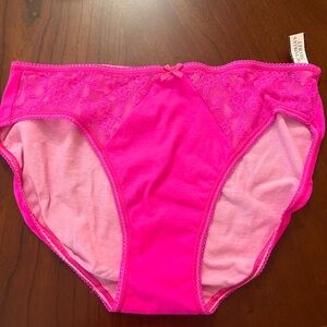 Victoria's Secret Hot Pink High Leg Full coverage Panties